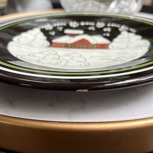 Swiss Pottery Vintage Burkart Handarbeit Wall Plate for Swiss Day Gift - Picture 5 of 5